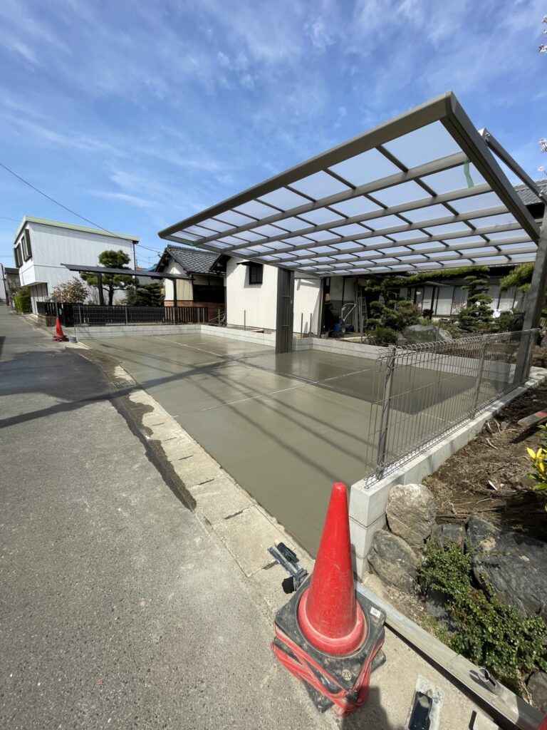 愛知県 駐車場工事 北名古屋市 改修工事 新装工事 店舗新装工事 店舗改装 店舗デザイン 店舗設計 リフォーム リノベーション 内装工事